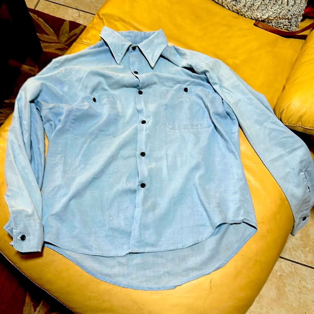 Light blue long sleeve button up